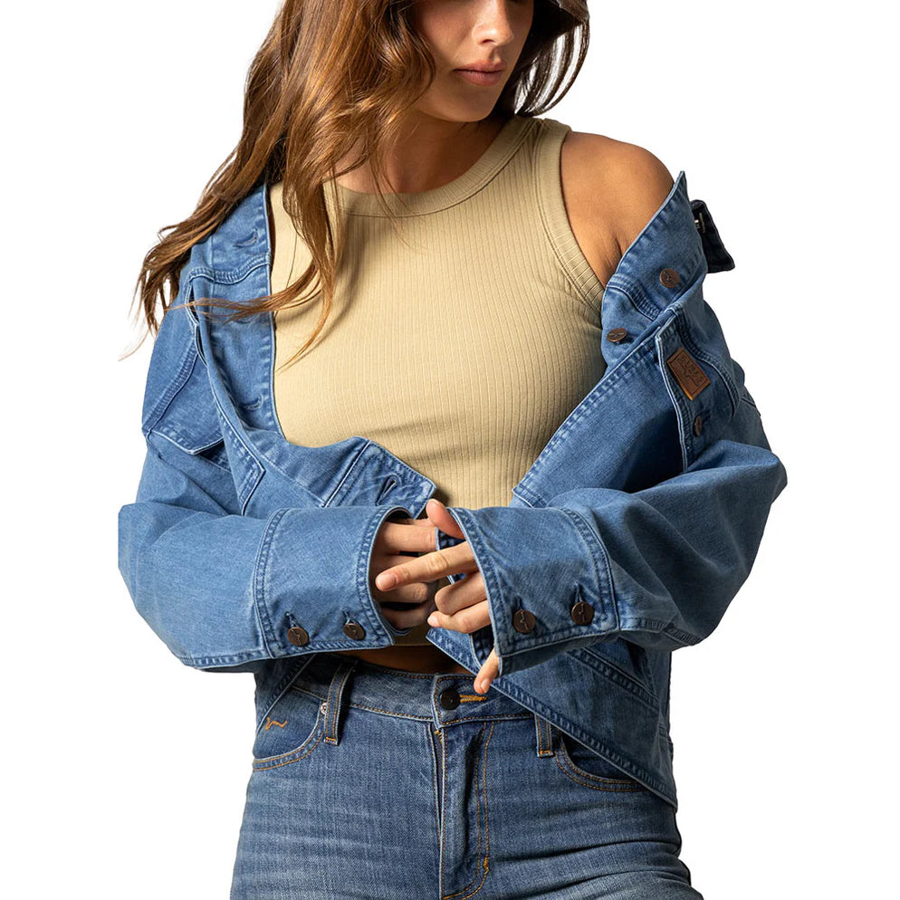 Jaqueta Feminina Jeans Kimes Ranch