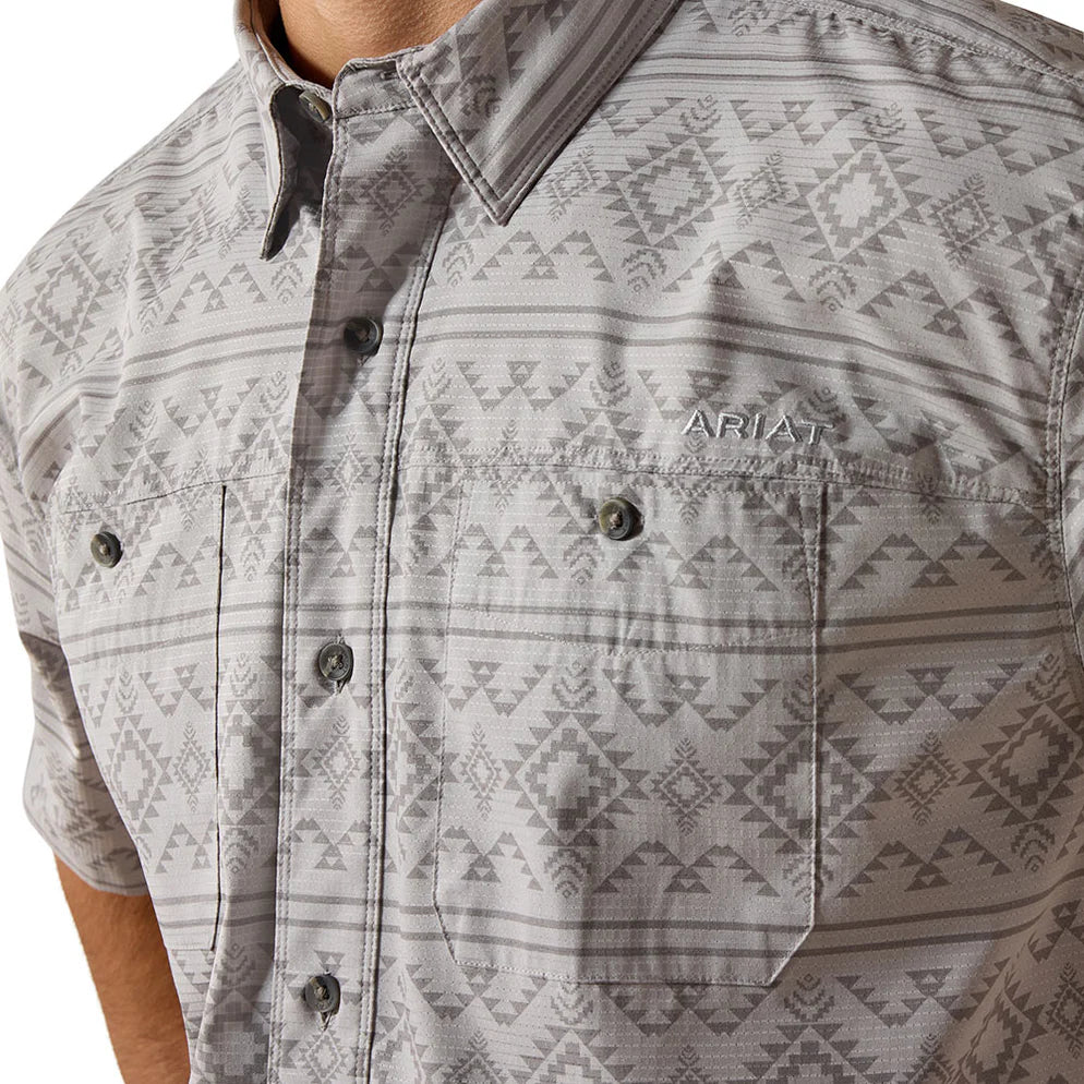 Camisa Ariat 360 Airflow Sleet Manga Curta – Masculina