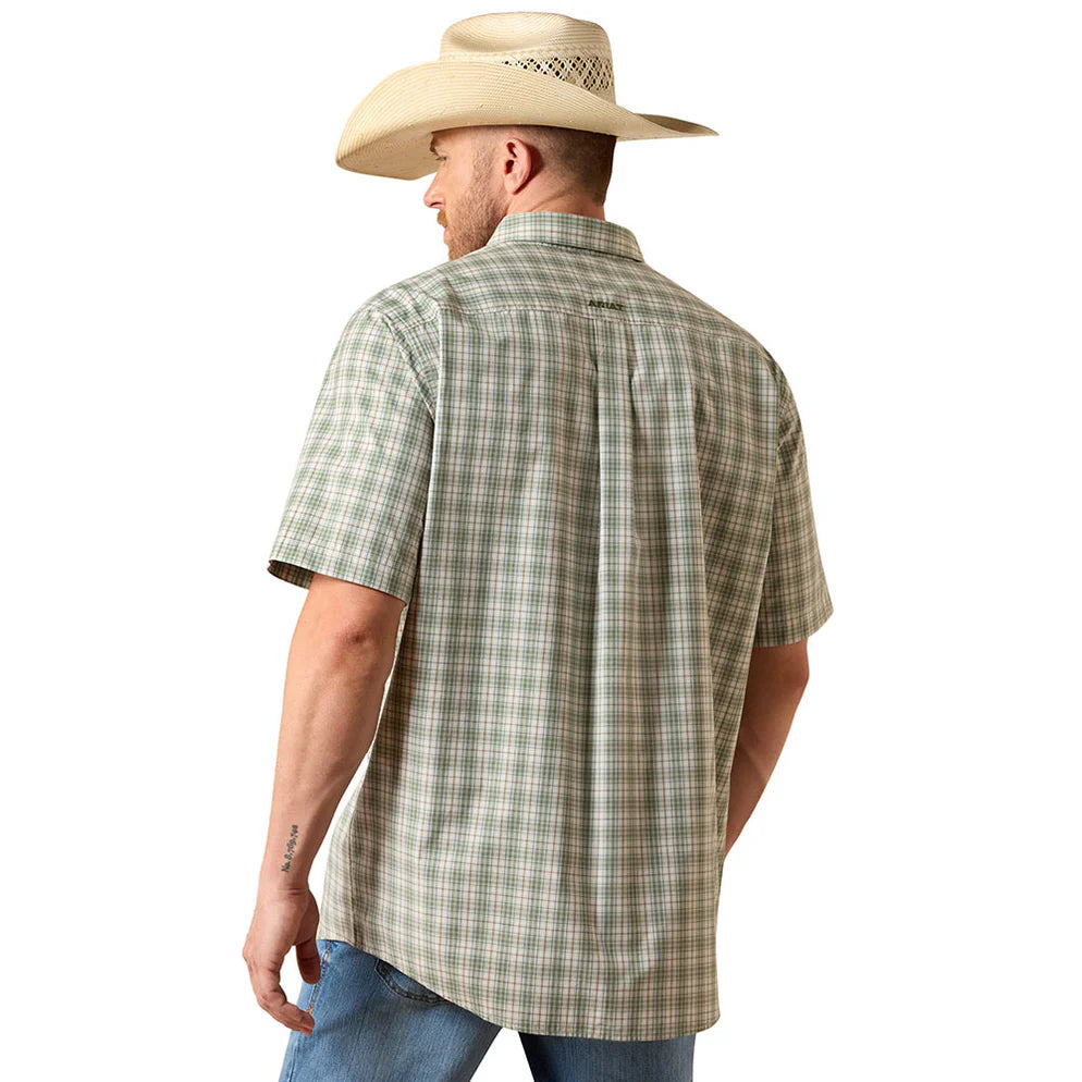Camisa Ariat Xadrez Loden Frost Manga Curta – Masculina
