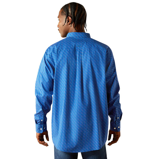 Camisa Ariat Azul Cobalt Manga Longa – Masculina