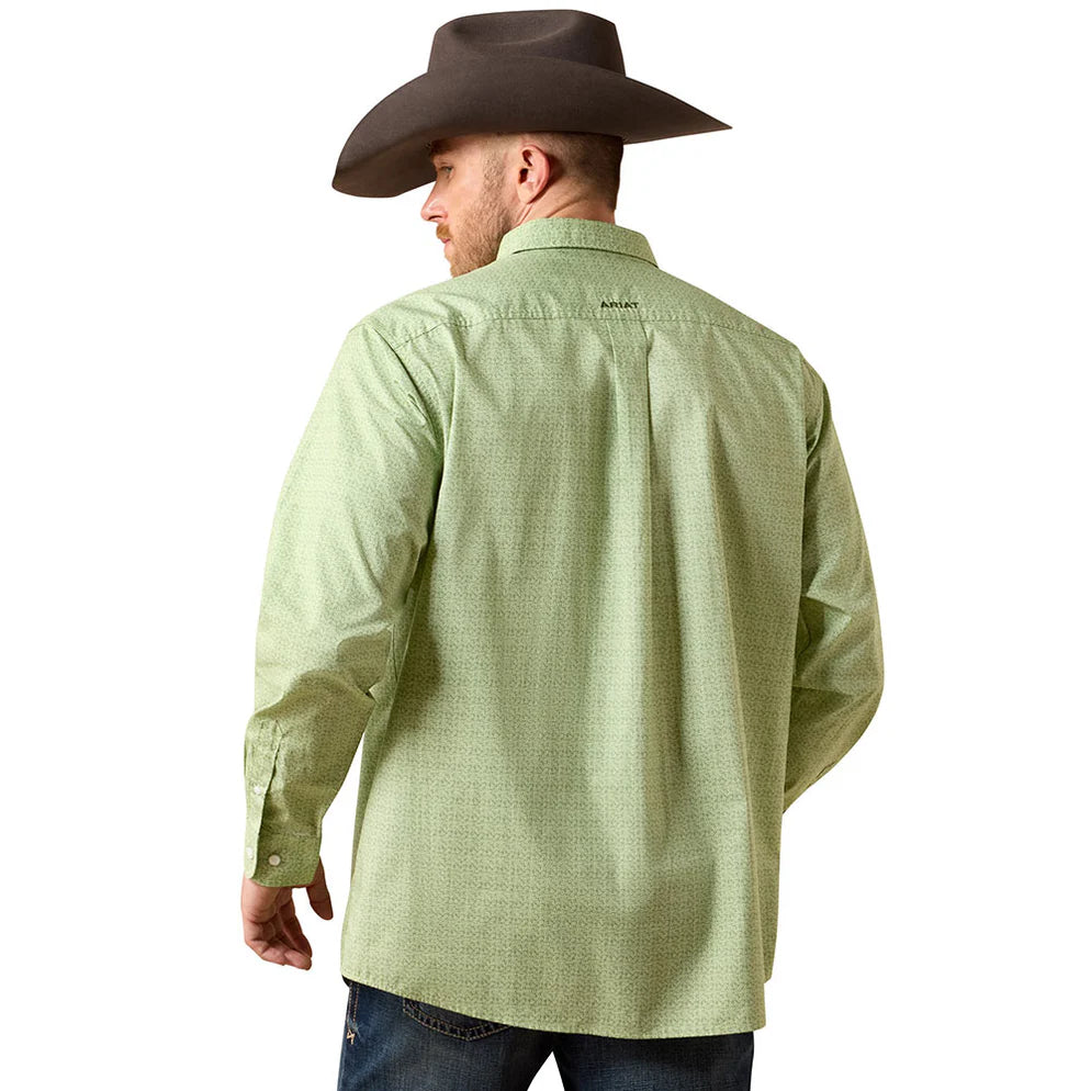 Camisa Ariat Verde Loden Manga Longa – Masculina