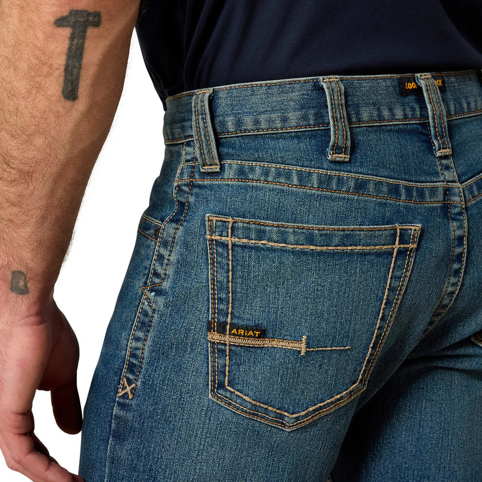 Calça Ariat Rebar M7 DuraStretch Edge Stackable Straight Leg Jeans (10041081)