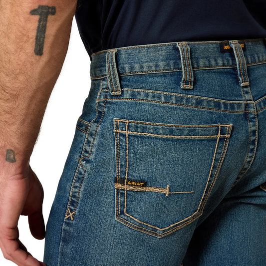 Calça Ariat Rebar M7 DuraStretch Edge Stackable Straight Leg Jeans (10041081)