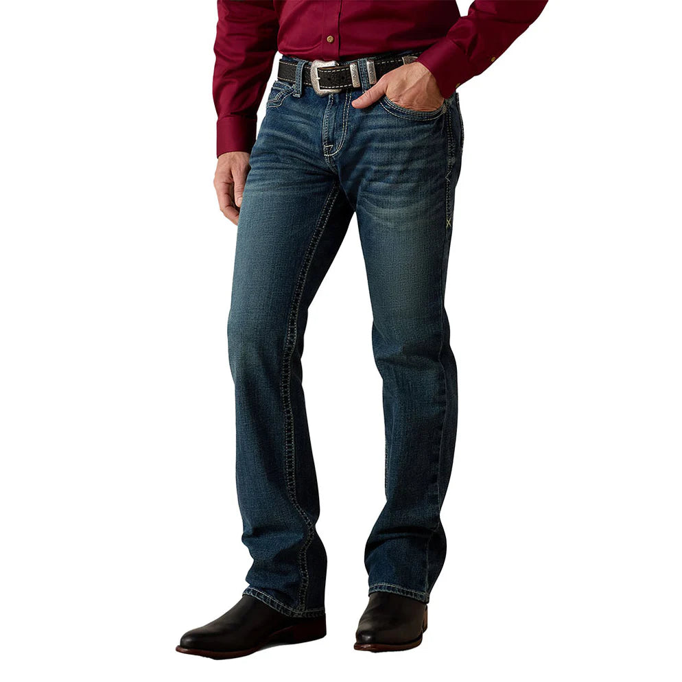 Calça Ariat M7 Rocker Stretch Coltrane Stackable Straight Leg Jeans (10027748)