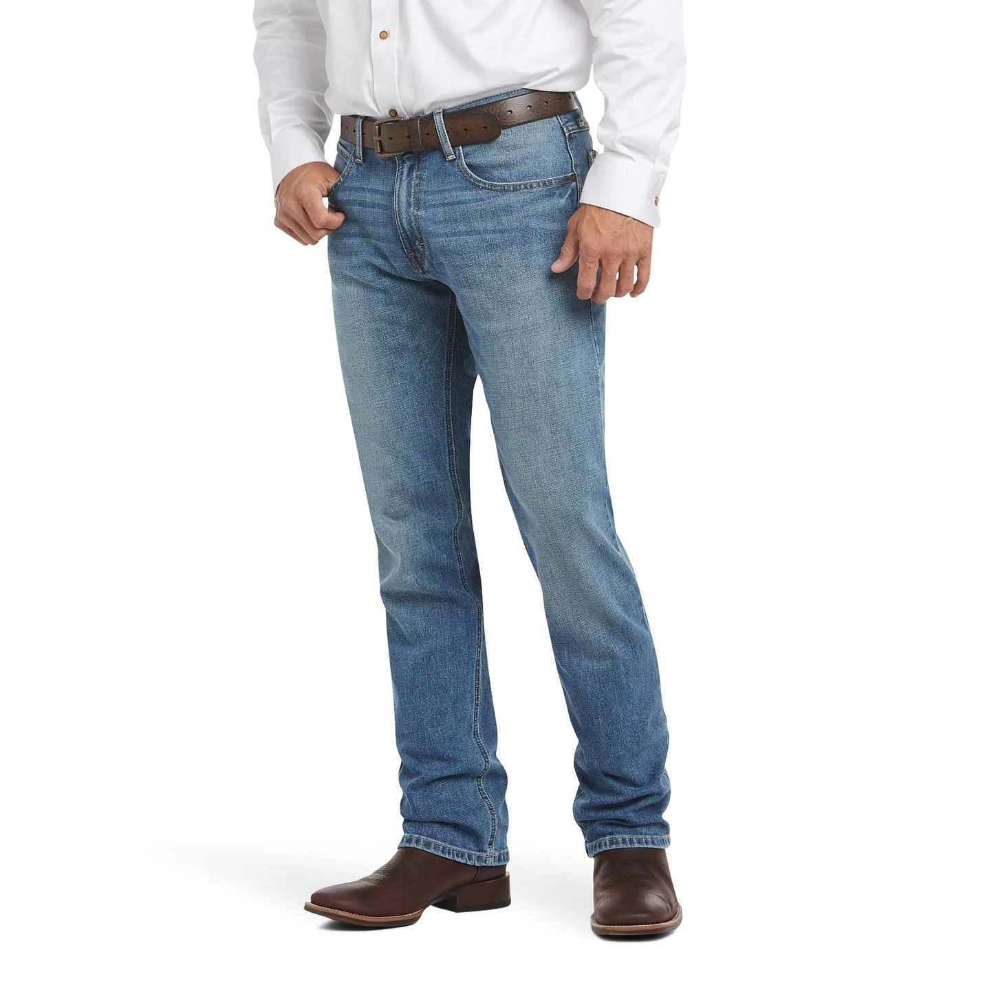 Calça Ariat M4 Stretch Legacy Stackable Straight Leg Jeans (10029009)