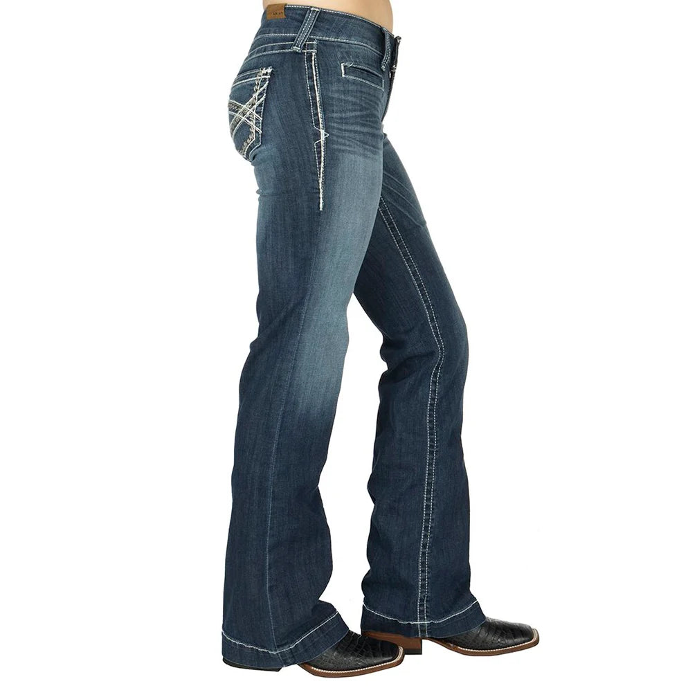 Calça Ariat Feminina Trouser Marine